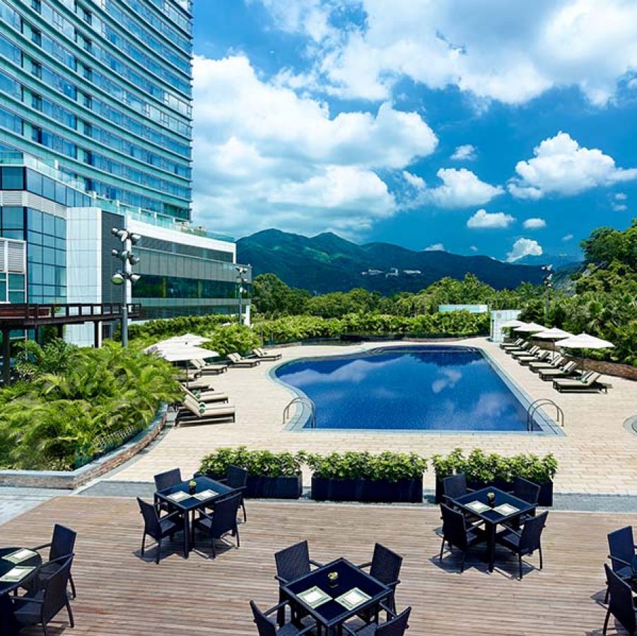 Hyatt Sha Tin swimming pool
